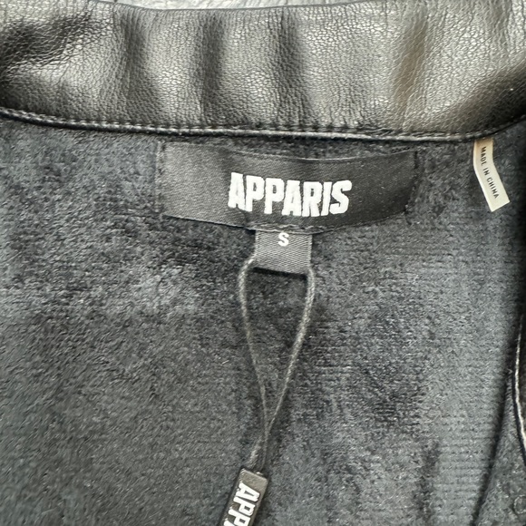 Faux Leather Black Shirt Jacket - Picture 4 of 6